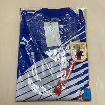 【当時正規品】1993日本代表ユニフォーム　長袖　ドーハ Amazon.co.jp: 1993 日本代表 ユニフォーム L 長袖 ドーハの悲劇